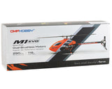 OMPHobby M1 EVO RC Helicopter BNF SFHSS Protocol - Yellow