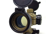 Red Green Dot Sight Scope w/Cantilever Mount-Tan