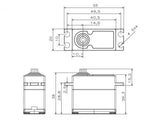 KST BLS815 Standard Digital Brushless Servo *OPEN BOX* - BLS815