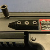MAXX  - CNC Alu Barrel Screw Support (Style B) for VFC SCAR-L/H AEGs in Black Color - MX-BSS007SBB