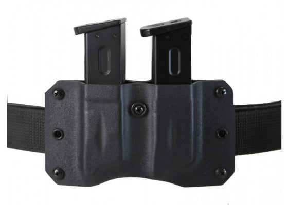 SpetzGear Kydex - Dual Magazine Pouch for M9 Left side/Forward - Black