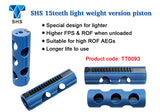 SHS - 15T "swiss-cheesing" Piston for airsoft AEGs- TT0093 - Blue