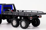 Hobby Plus CR18P Blue Arktos 1/18 Scale 6x6 Flatbed Truck - RTR - Blue