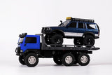 Hobby Plus CR18P Blue Arktos 1/18 Scale 6x6 Flatbed Truck - RTR - Blue