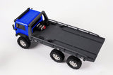 Hobby Plus CR18P Blue Arktos 1/18 Scale 6x6 Flatbed Truck - RTR - Blue