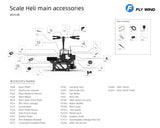 FlyWing BELL-206 V3 Scale Helicopter - RTF