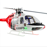 FlyWing BELL-206 V4 Scale Helicopter with H-ACE Flight Controller - RTF