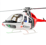 FlyWing BELL-206 V4 Scale Helicopter with H-ACE Flight Controller - RTF