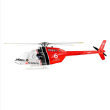 FlyWing BELL-206 V4 Scale Helicopter with H-ACE Flight Controller - RTF
