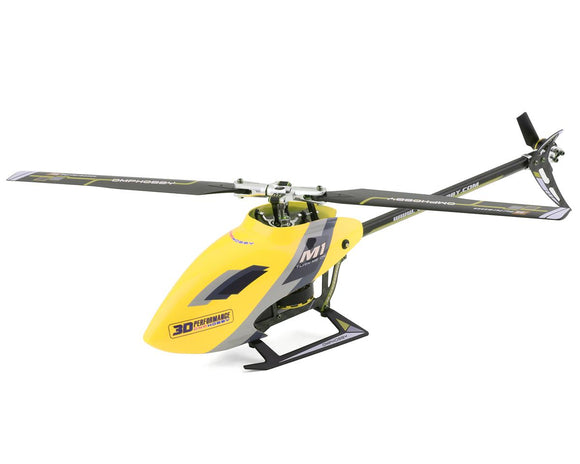 OMPHobby M1 EVO RC Helicopter BNF SFHSS Protocol - Yellow