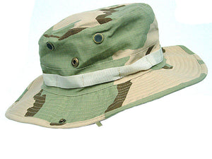 MIL-SPEC Boonie Hat Army 3 Color Desert Camo - Medium