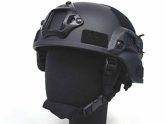 MICH TC-2000 ACH Helmet (with NVG Mount & Side Rail) - Black