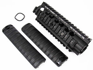 5KU - URX RAS with Rail Cover set for M4 Carbine AEG/GBB - Black
