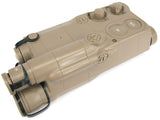 Tokyo Marui - AN/PEQ 16 Style Battery Case with RIS Mount in TAN