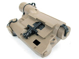 Tokyo Marui - AN/PEQ 16 Style Battery Case with RIS Mount in TAN