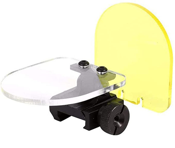 Dot Sight Reflex Scope Protector - Clear and Yellow