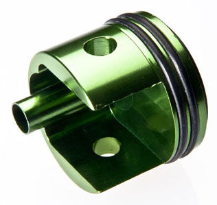 Lonex - CNC Aluminum Cylinder Head for V6 Gearbox AEG - Green - GB-01-08A