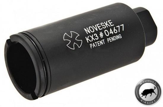 Madbull - Noveske KX3 Adjustable Sound Amplifier Flashhider (14mm CW) - Black