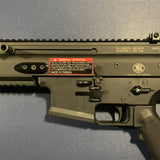MAXX  - CNC Alu Barrel Screw Support (Style A) for VFC SCAR-L/H AEGs in Black Color - MX-BSS007SAB
