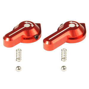MAXX - CNC Alu Low Profile Selector Lever (Style A) for VFC SCAR-L/H AEGs in Red Color - MX-SEL007SAR