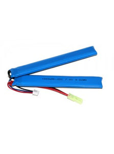 Airsoft Lipo Battery - 1300mah 2S (7.4V) 25C - Double-Cell