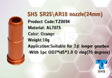 SHS CNC 7075 air nozzle for SR25/AR10 AEG (24.00mm) - TZ0094