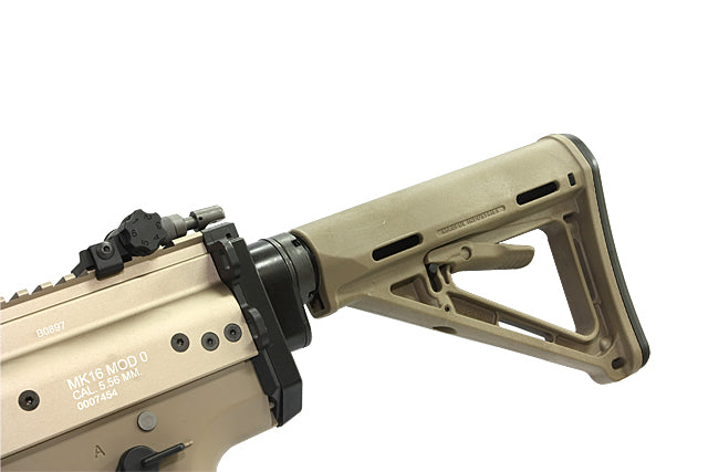 we tech scar gbb用 m4ストックアダプター RA-TECH - CNC Aluminum M4 Stock Adaptor for WE SCAR GBBR – Tiger